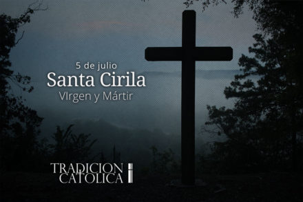 5 de julio: Santa Cirila
