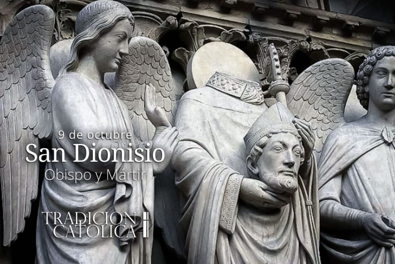 9 de octubre: San Dionisio