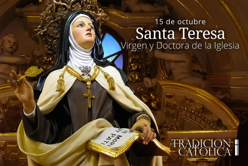 15 de octubre: Santa Teresa