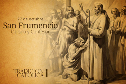 27 de octubre: San Frumencio