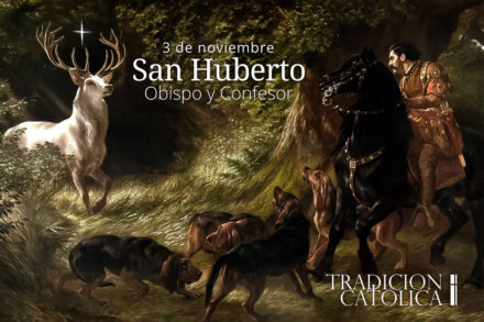 3 de noviembre: San Huberto