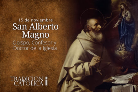 15 de noviembre: San Alberto Magno