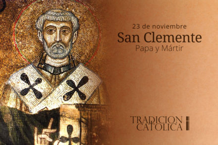 23 de noviembre: San Clemente