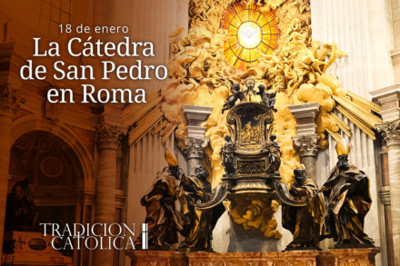 18 de enero: La Cátedra de San Pedro en Roma