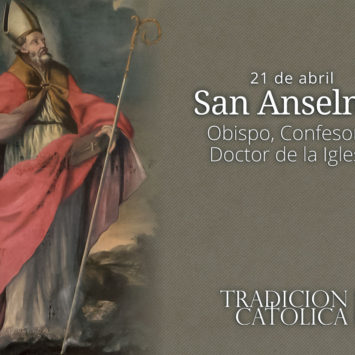 21 de Abril: San Anselmo