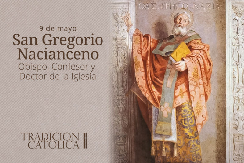 9 de Mayo: San Gregorio Nacianceno