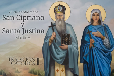 26 de septiembre: San Cipriano y Santa Justina