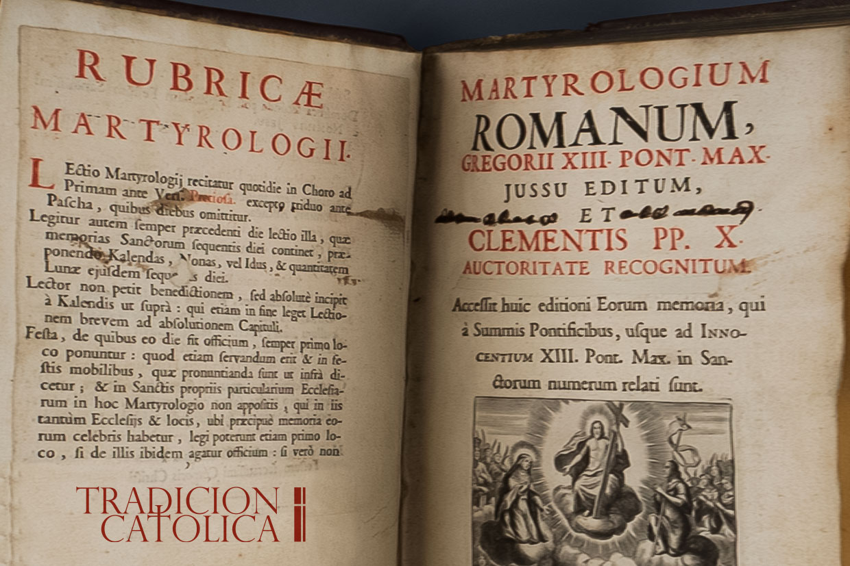 Martirologio del 27 de diciembre